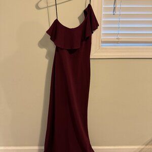 NWOT Formal Maxi Asymmetrical Dress
